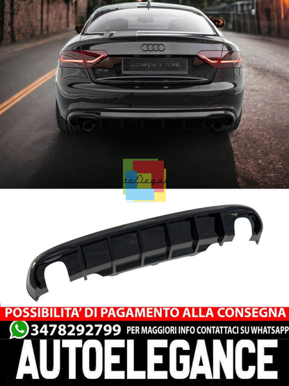 DIFFUSORE AUDI A5 COUPE / CABRIO S-LINE 8T VERSIONE SCARICHI SINGOLI SU 2 LATTI