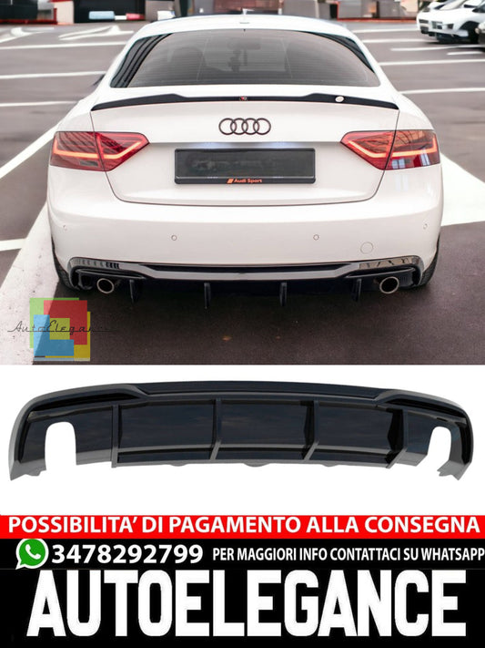DIFFUSER SUITABLE FOR AUDI A5 COUPE 8T SINGLE EXHAUSTS ON BOTH SIDES