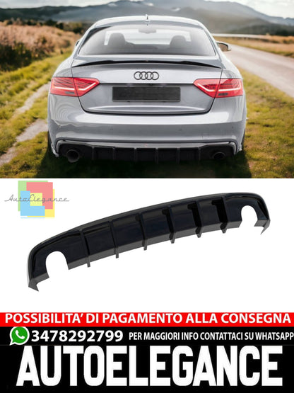 DIFFUSER SUITABLE FOR AUDI A5 8T SINGLE EXHAUSTS ON BOTH SIDES