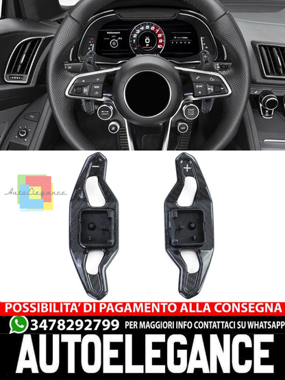 Paddle del cambio in fibra di carbonio per la sostituzione di Audi A3 S3 RS