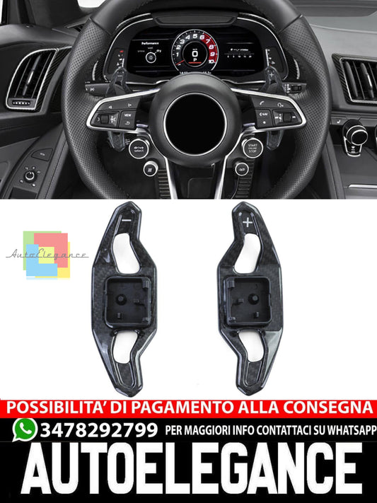 Paddle del cambio in fibra di carbonio per la sostituzione di Audi A3 S3 RS