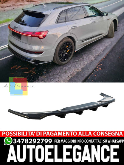SPLITTER POSTERIORE CENTRALE (CON BARRE VERTICALI) AUDI E-TRON S-LINE