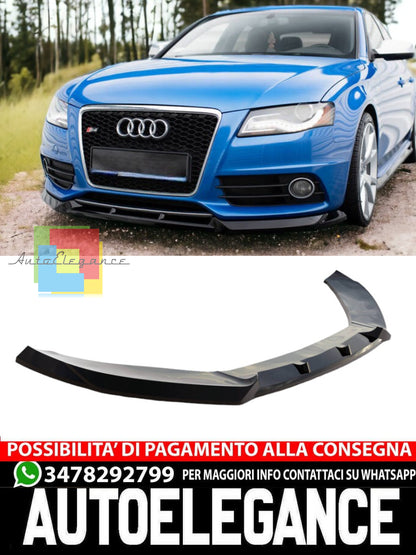 SPLITTER ANTERIORE V.4 ADATTO PER AUDI S4 / A4 S-LINE B8