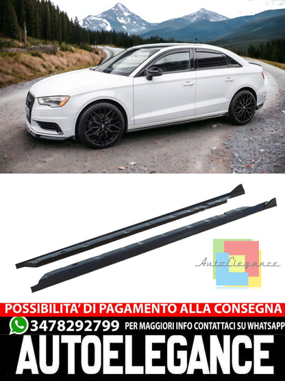 SIDE SKIRTS SUITABLE FOR AUDI A3 SEDAN 8V