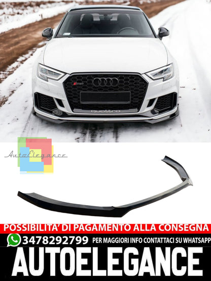 FRONT SPLITTER V.5 SUITABLE FOR AUDI RS3 SEDAN 8V FACELIFT