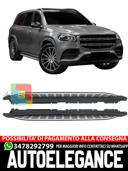PEDANE LATERALE SOTTOPORTA SPEDIZIONE GRATUITA per MERCEDES GLS X167 dal 2020