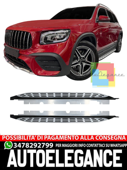 PEDANE LATERALE SOTTOPORTA SPEDIZIONE GRATUITA per MERCEDES GLB X247 dal 2019