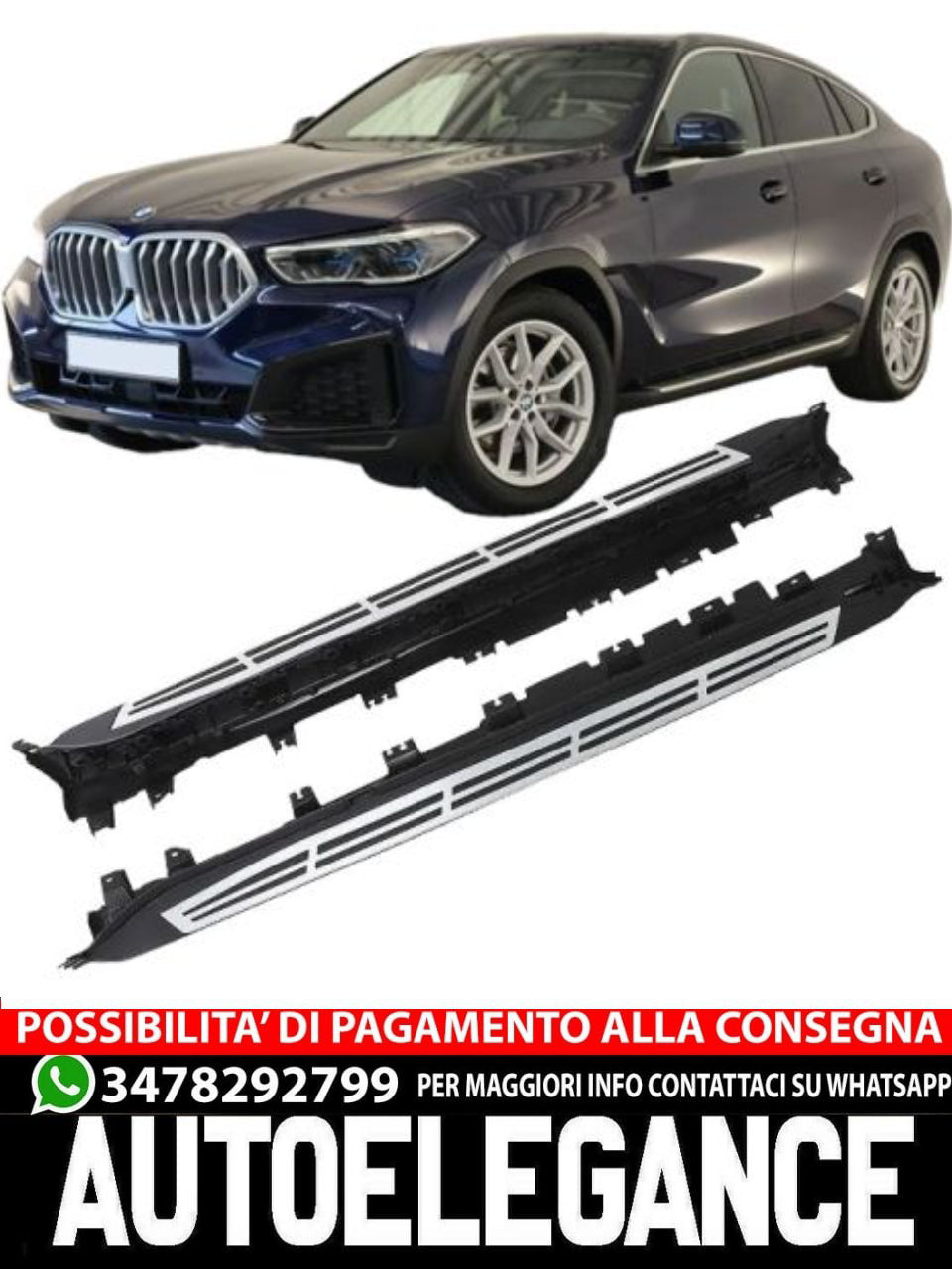 Pedane laterali adatte per BMW X6 G06 PROMO