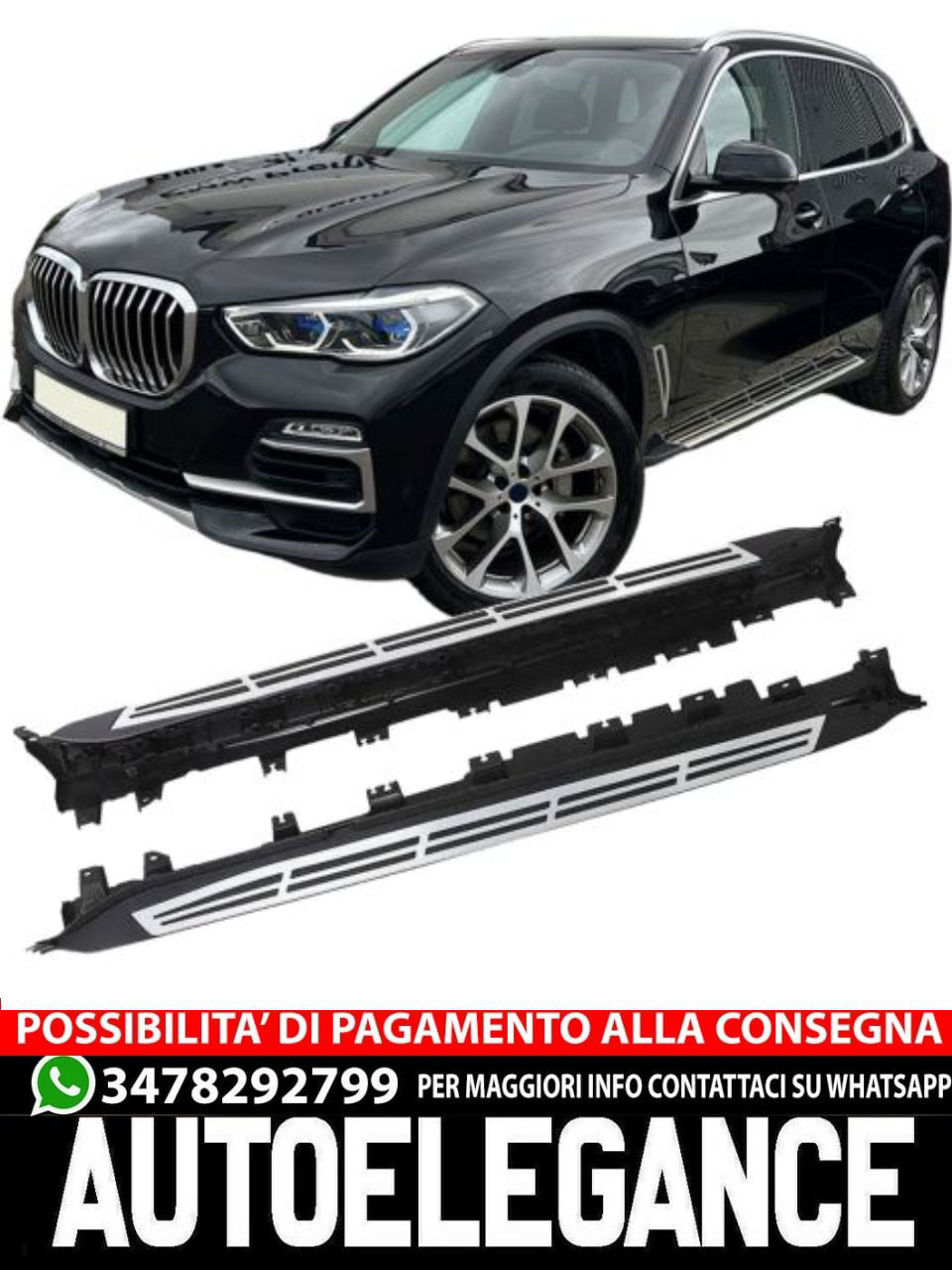 Pedane laterali adatte per BMW X5 G05