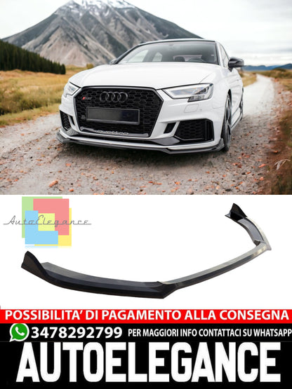 SPLITTER ANTERIORE V.4 ADATTO PER AUDI RS3 SEDAN 8V FACELIFT