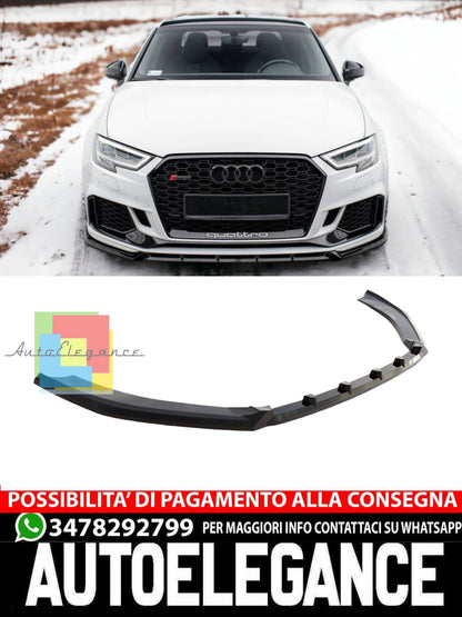 FRONT SPLITTER V.3SUITABLE FOR AUDI RS3 SEDAN 8V FACELIFT 