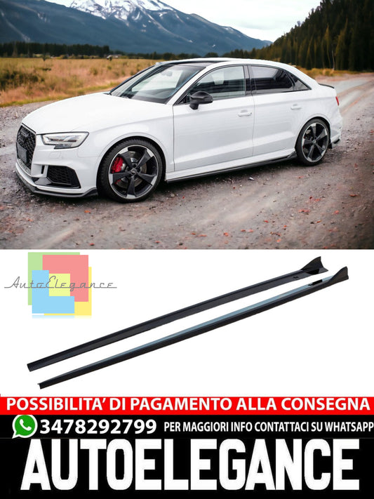 SIDE SKIRTS V.3 SUITABLE FOR AUDI RS3 SEDAN 8V FACELIFT 