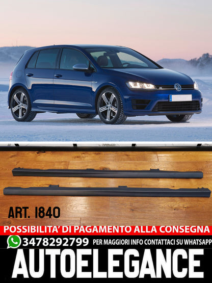 SKIRTS SUITABLE FOR VW GOLF 7 2012-2017 3 DOORS R20 LOOK RAW TOP 