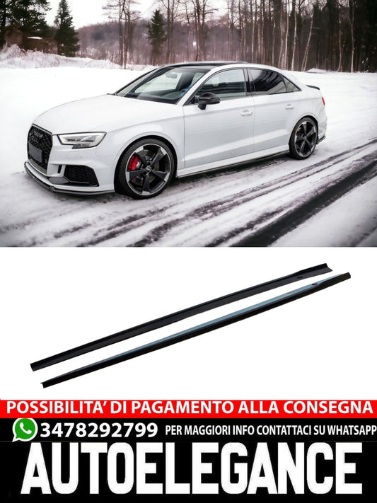 MINISKIRTS V.2 SUITABLE FOR AUDI RS3 SEDAN 8V FACELIFT 