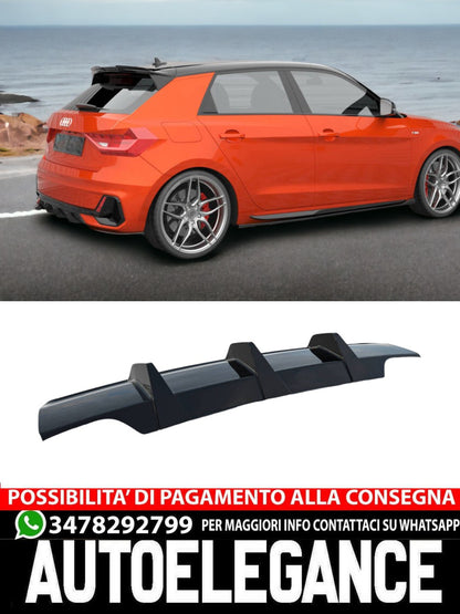 DIFFUSORE POSTERIORE ADATTO PER AUDI A1 S-LINE GB