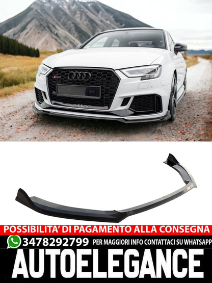 FRONT SPLITTER V.4 SUITABLE FOR AUDI RS3 SEDAN 8V FACELIFT 