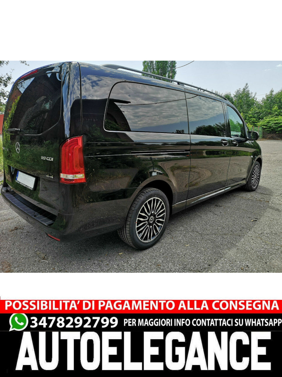 Gonne laterali sinistra + destra SIDE SHIRT SET 1 per MERCEDES VITO CLASSE V W447