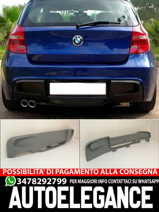 Rear Spoiler/Diffuser suitable for BMW 1 E81 E87 Fiberglass 