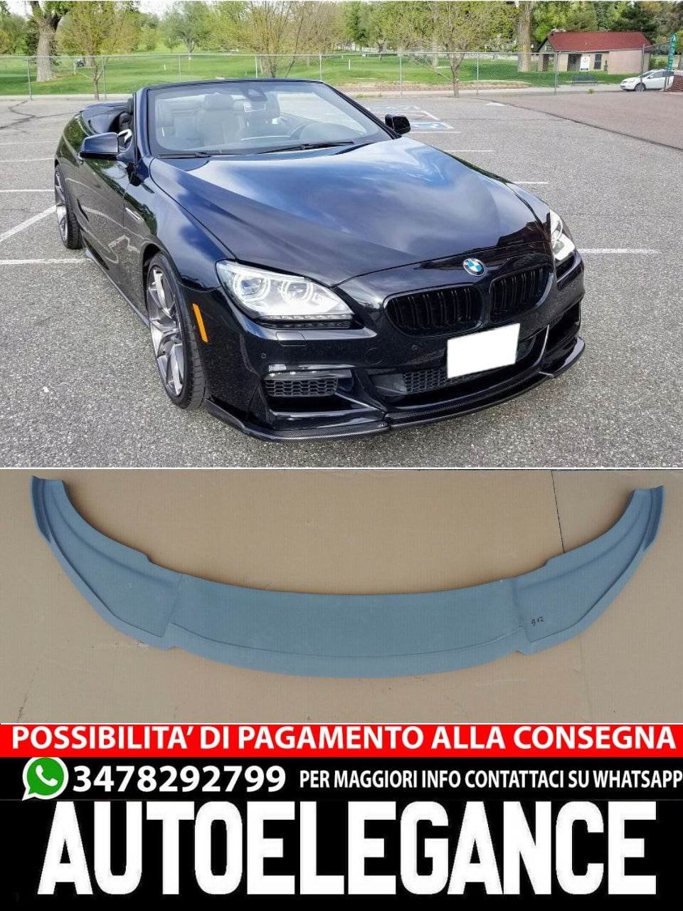 Paraurti Posteriore adatto per BMW 6 F06 F12 F13 M Pakiet