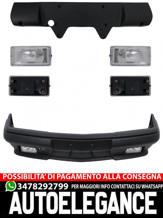 Front bumper with fog lamp suitable for Mercedes E-Class W124 C124 S124 (10.1989-06.1996) Gen I Design 