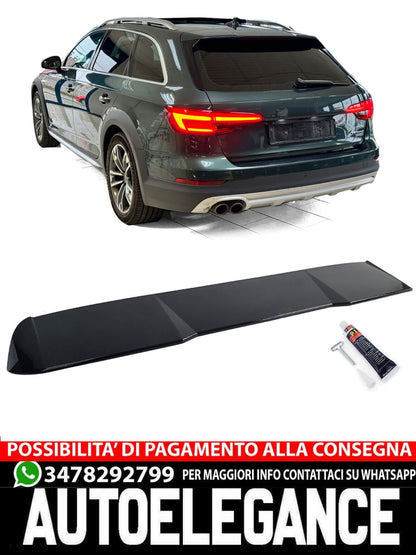 Performance Rear Spoiler Gloss Black for Audi A4 B8 allroad 09-16 