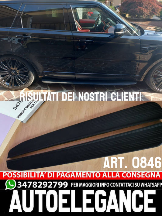 RUNNING BOARDS SUITABLE FOR RANGE ROVER SPORT L494 + RANGE ROVER 4 L405 (VOGUE ) 2013+