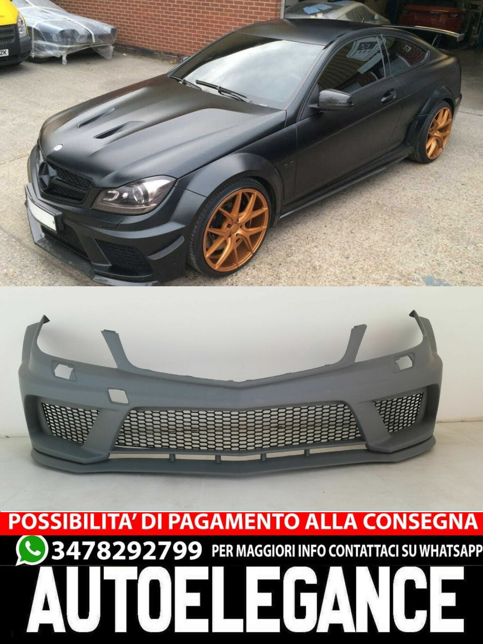 BODYKIT SUITABLE FOR MERCEDES W204 COUPE