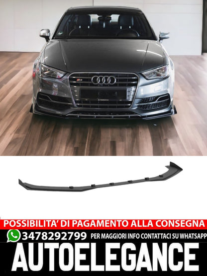 Splitter anteriore + FLAPS adatto per AUDI S3 / A3 S-LINE SEDAN 8V