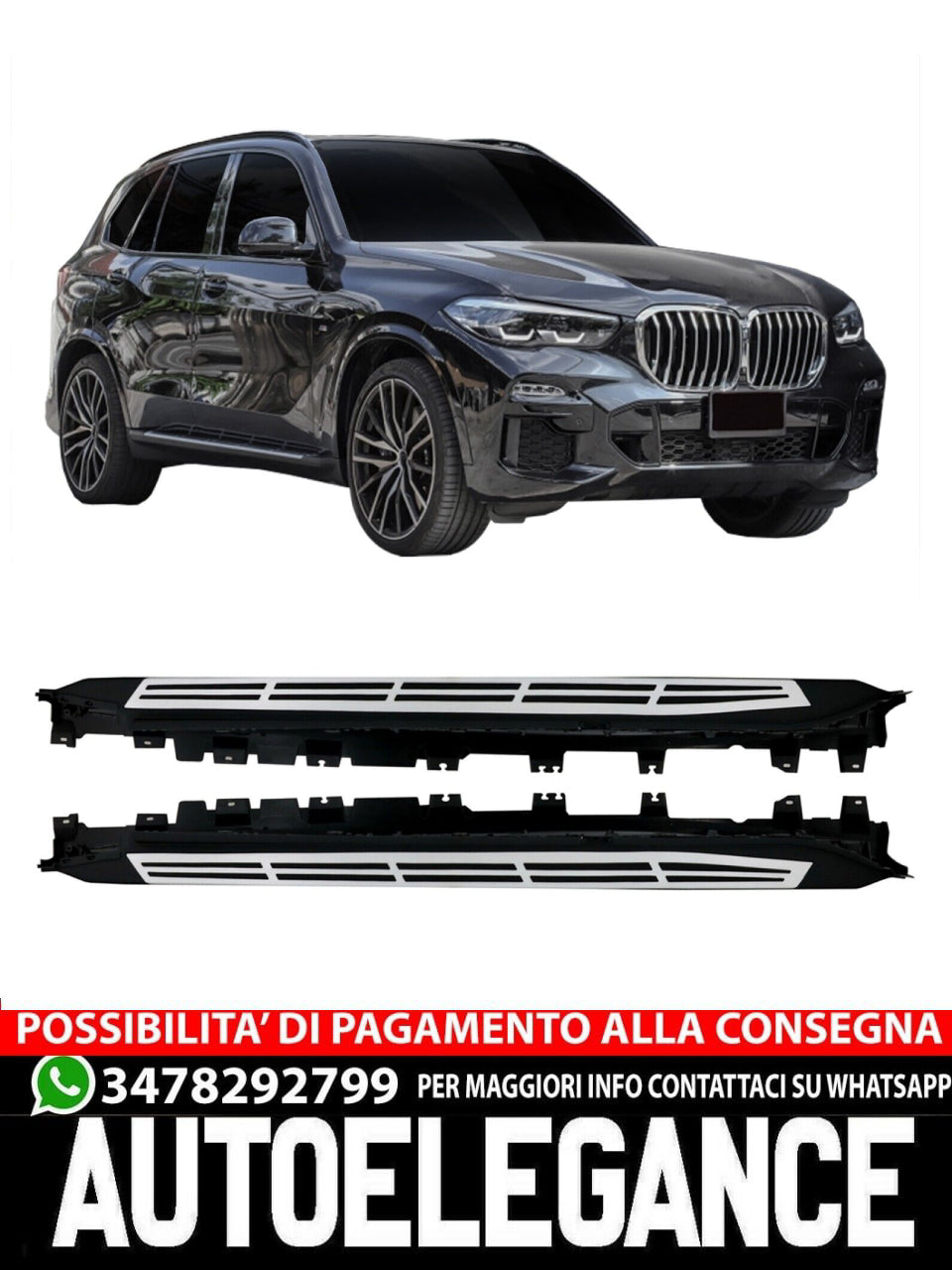 SIDE STEPS suitable for BMW X5 G05 from 2019