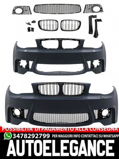 Front Bumper Suitable for BMW 1 Series E81 E82 E87 E88 (2004-2011) 1M Design 