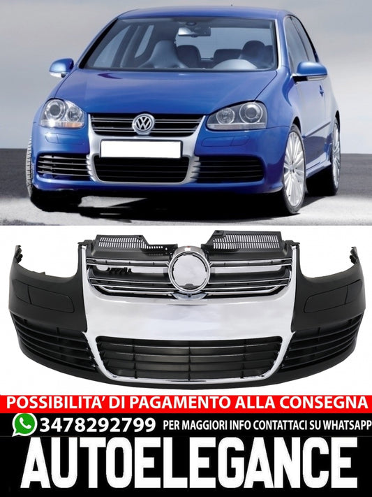 Front Bumper Suitable for VW Golf V 2003-2007 Jetta 2005-2010 R32 LOOK 