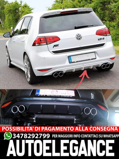 DIFFUSORE POSTERIORE adatto per VW GOLF VII 7