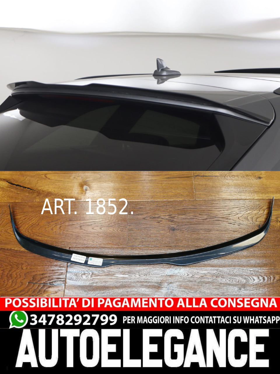 💎SPOILER TETTO ADATTO PER CUPRA LEON 2020+💎