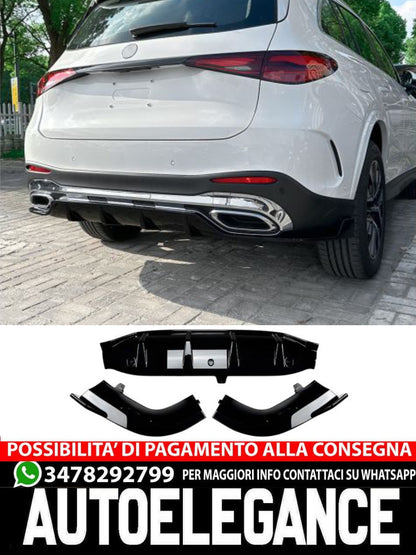 Diffusore sotto spoiler adatto per Mercedes GLC X254 C254 AMG