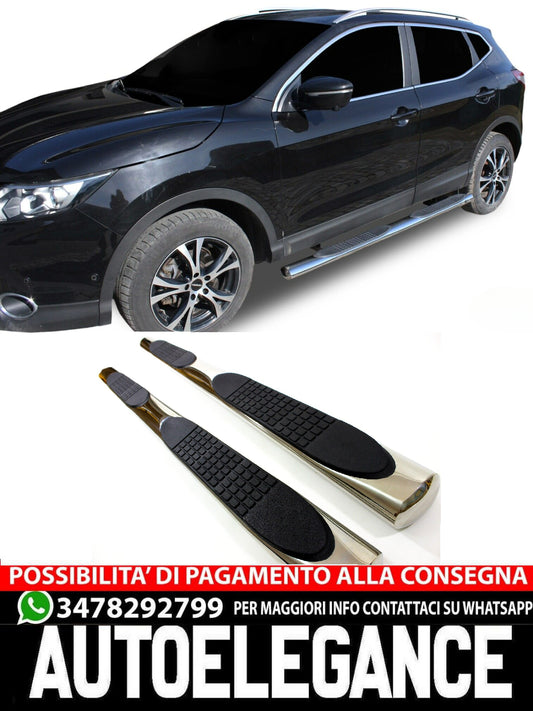 BARRE LATERALI PEDANE SOTTOPORTA PER NISSAN QASHQAI J11 2014-2018