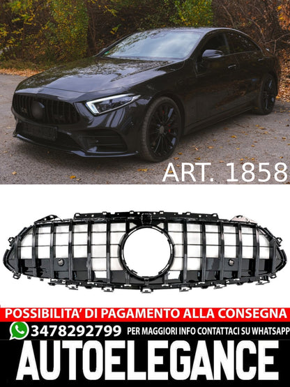 💫GRIGLIA ADATTO PER 🔝MERCEDES CLS C257 2018+ 💫AMG LOOK GT NERO LUDICO🔝