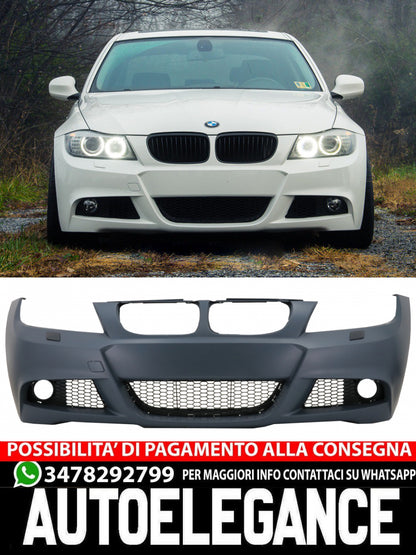 Paraurti anteriore adatto per BMW Serie 3 E90 E91 Berlina Touring (2004-2008) LCI Design