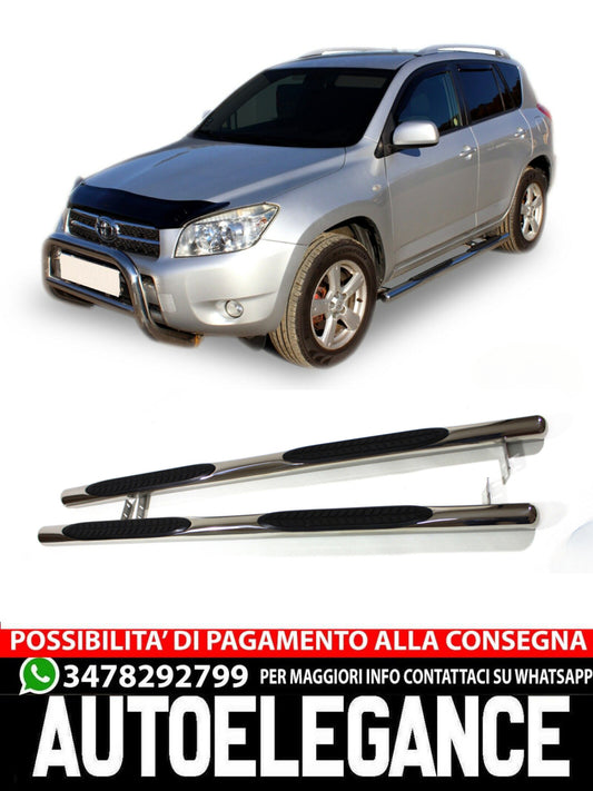 SIDE STEPS SUITABLE FOR TOYOTA RAV4 2006-2012 4por STAINLESS STEEL SIDE SKIRTS 