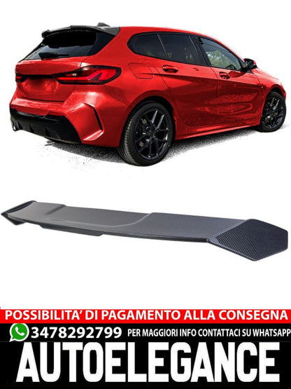 Spoiler posteriore tetto Performance Carbon Look adatto per BMW Serie 1 F40 dal 2019