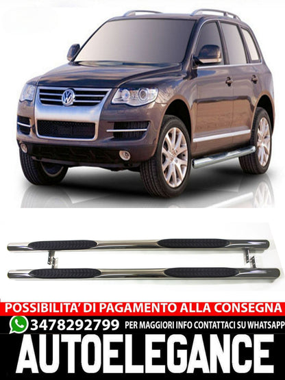 PEDANE LATERALI ALLUMINIO ADATTI PER VW TOUAREG 2002 - 2010