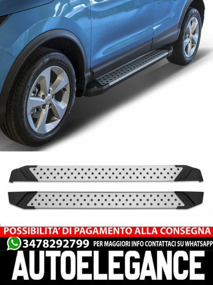 Pedane Laterale Alluminio ADATTO per Nissan Qashqai 2018-2021 Advanced
