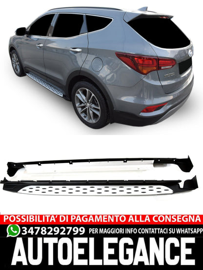 PEDANE LATERALI ADATTO PER HYUNDAI SANTA FE 2013 - 2018