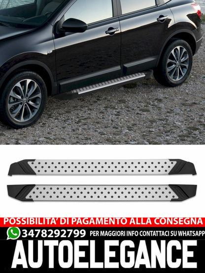 Pedane Laterale Alluminio adatto per Nissan Qashqai J11 2013 in poi