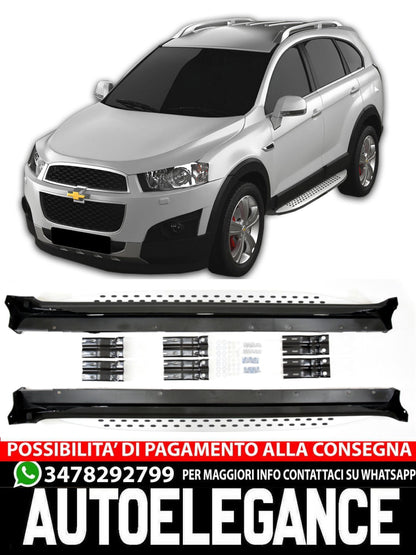 Side Steps Running Boards ALUMINUM SUITABLE for Chevrolet Captiva 2012-2018