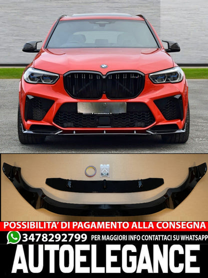 SPLITTER ANTERIORE ADATTO PER BMW X3 X3M SPORT GO1 2017