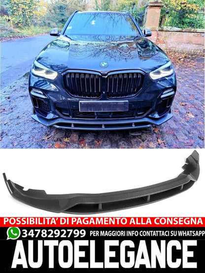 SPLITTER ADATTO PER BMW X5 F15 2013-2018 M STILE NERO LUCIDO