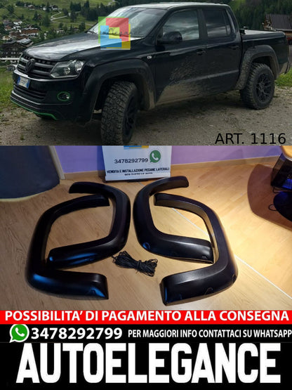 FENDER EXTENSIONS SUITABLE FOR VW AMAROK 2010-2016 SPORTY LOOK