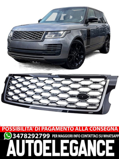 Griglia del radiatore sportiva nero argento per Range Rover Velar L560 2017-2023
