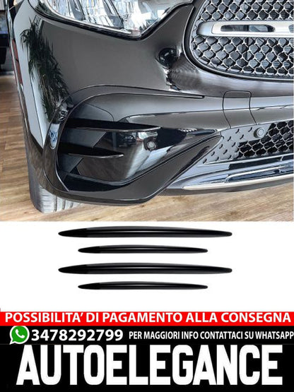 Alette della griglia del paraurti adatte per Mercedes X254 C254 Classe GLC con pacchetto AMG-Line