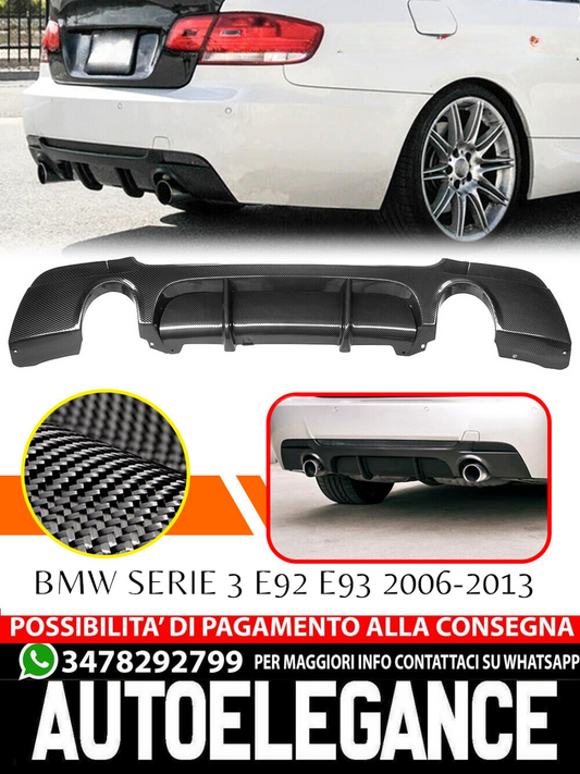 🔥DIFFUSORE adatto per BMW SERIE 3 E92 E93 2006-2013 ABS🔥 (PROMO)